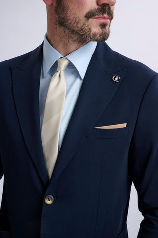 Marcello Single-Breasted Blazer with Camel Trousers Marcello Single-Breasted Blazer with Camel Trousers