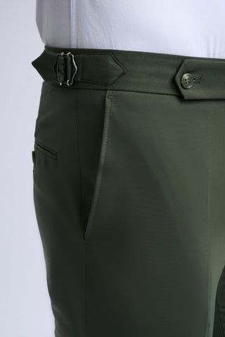 Marcello Single-Breasted Blazer with Khaki Trousers Marcello Single-Breasted Blazer with Khaki Trousers