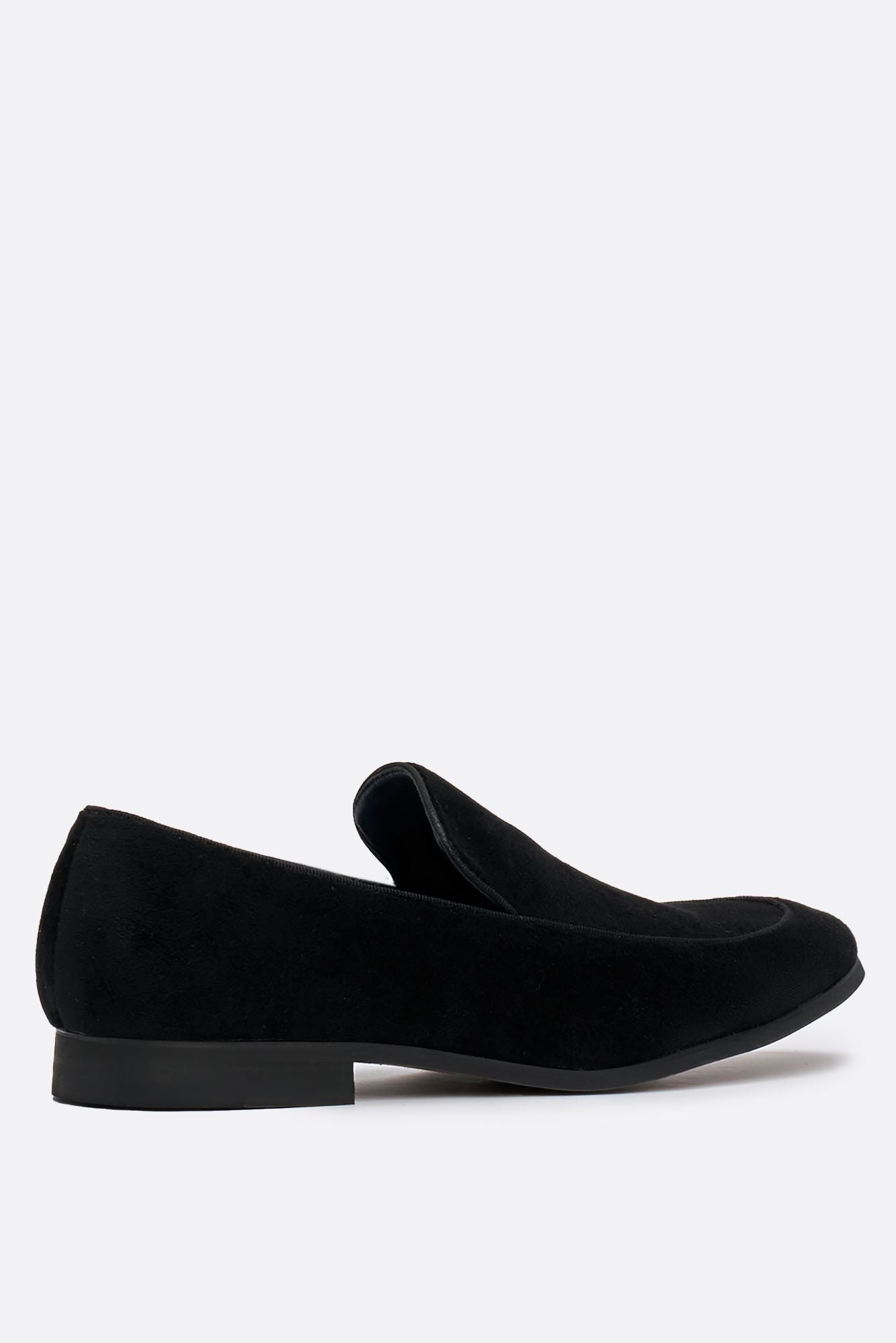 Milan Black Velvet Loafers
