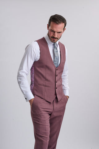 Monty - Mauve Three Piece Suit Monty - Mauve Three Piece Suit