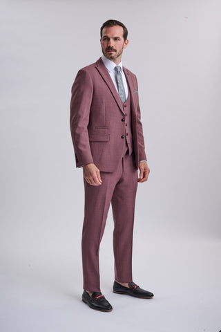 Monty - Mauve Three Piece Suit Monty - Mauve Three Piece Suit