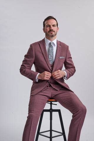 Monty - Mauve Three Piece Suit Monty - Mauve Three Piece Suit