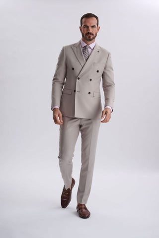 Mayfair Stone Double-Breasted Two Piece Suit Mayfair Stone Double-Breasted Two Piece Suit