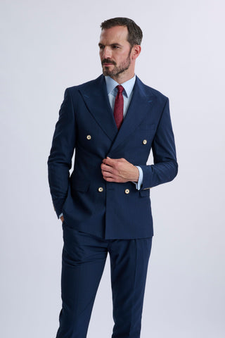 Fabrizio Navy Pinstripe Double-Breasted Suit Fabrizio Navy Pinstripe Double-Breasted Suit