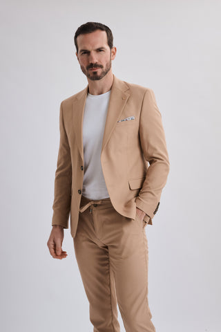 Dario Camel Two Piece Suit Dario Camel Two Piece Suit