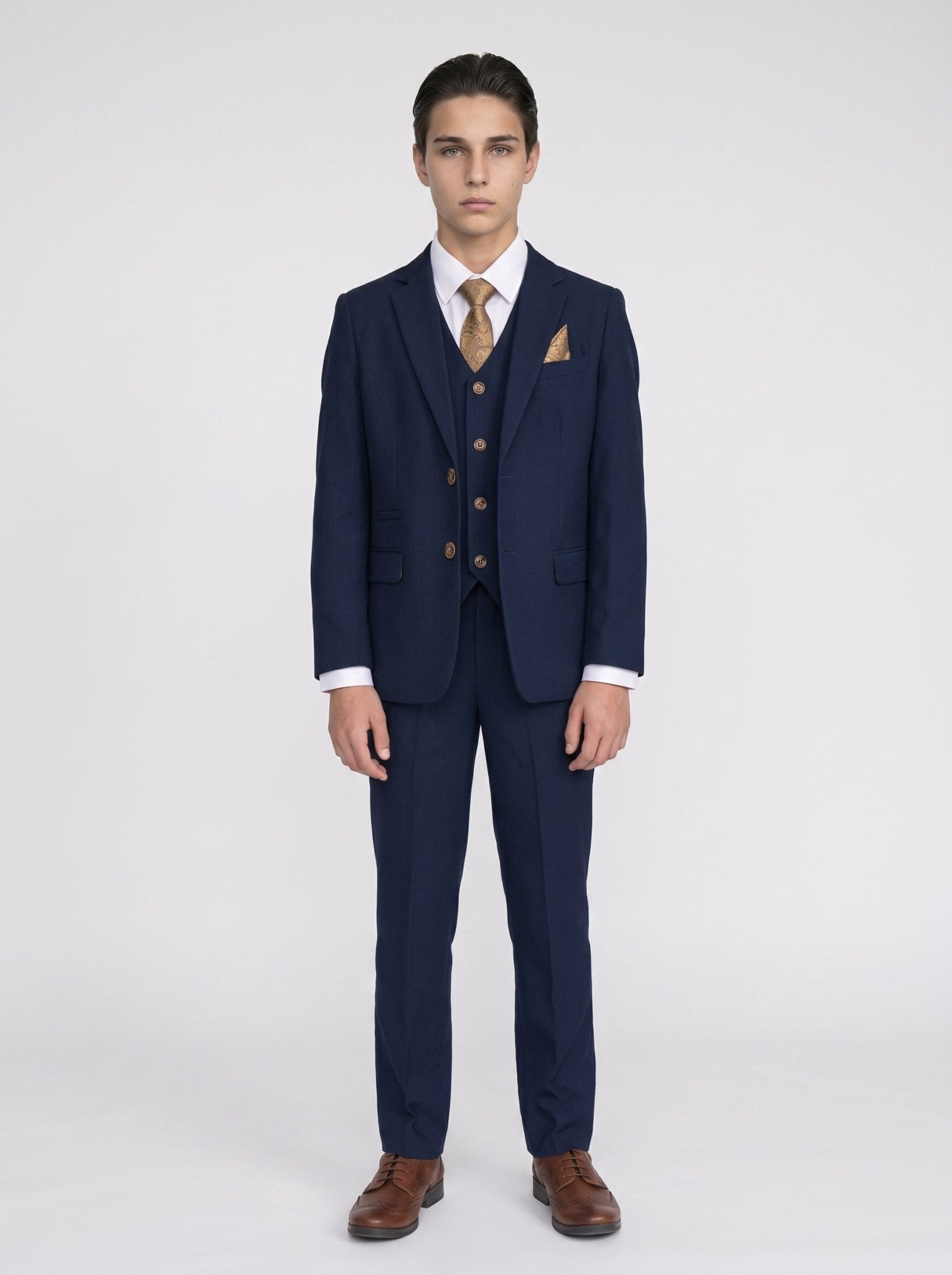 Device - Boy's Mayfair Navy Three Piece Suit