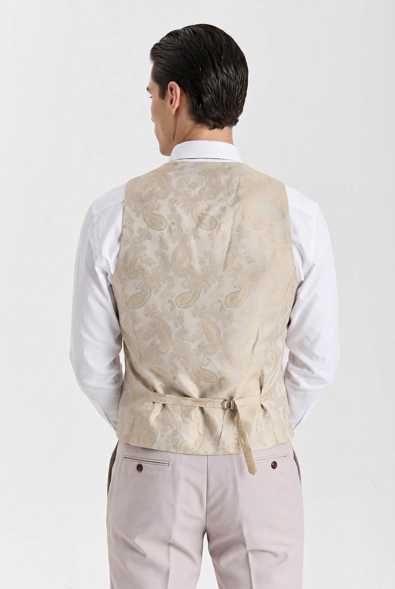 Mayfair Stone Textured Three Piece Suit