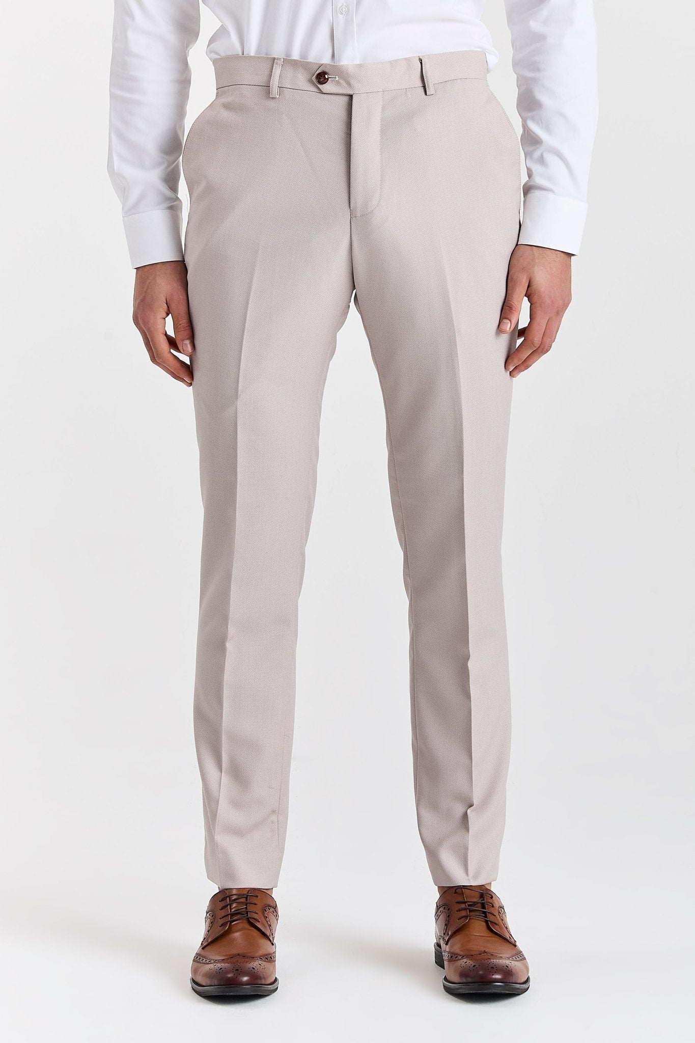 Mayfair Stone Textured Three Piece Suit