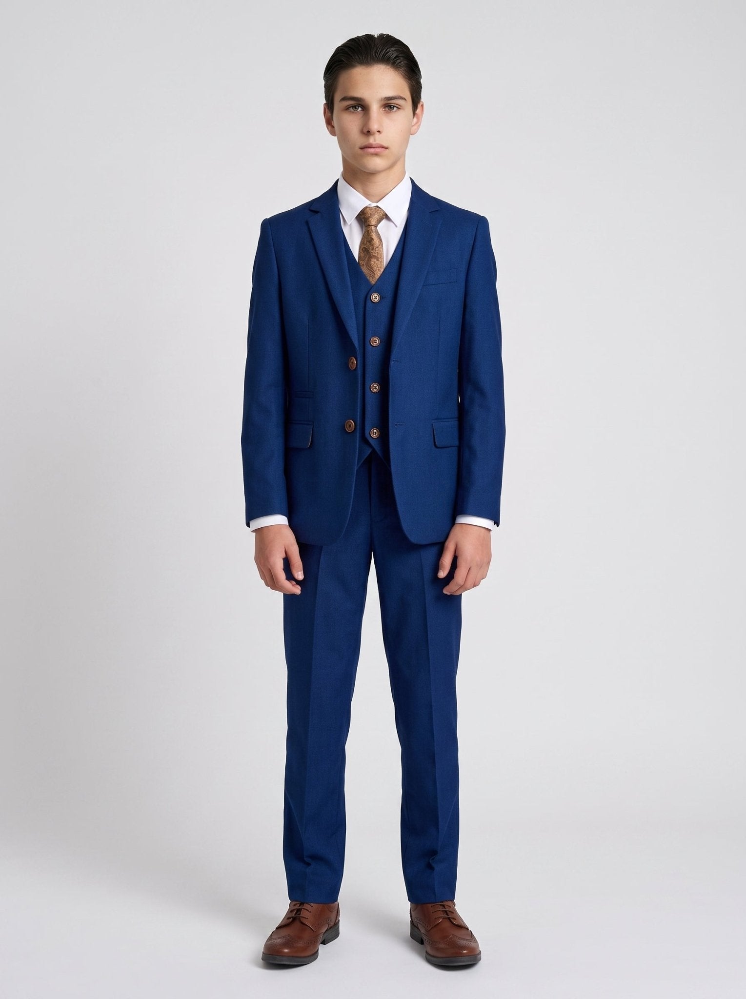 Device - Boy's Mayfair Blue Three Piece Suit