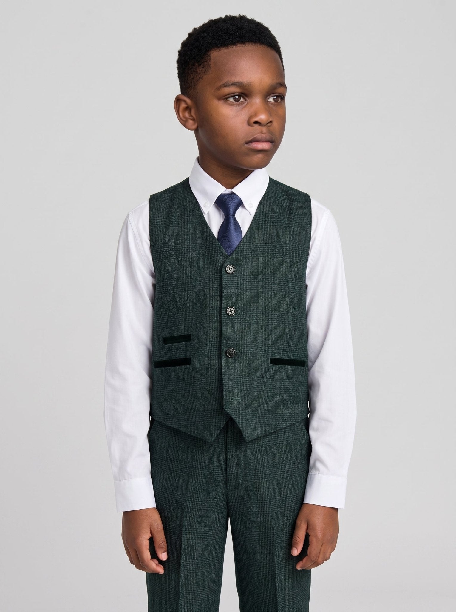 Device - Boy's Regent Olive Three Piece Suit