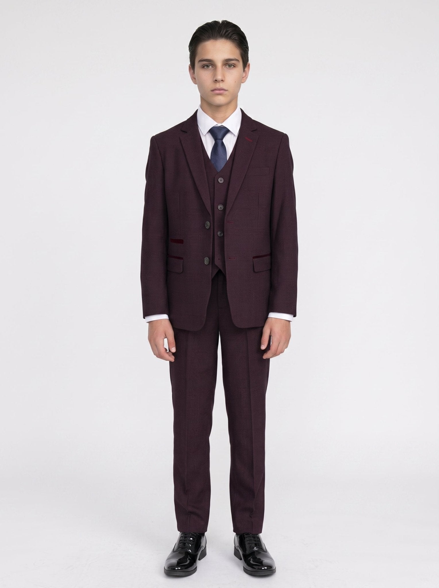 Device - Boy's Regent Wine Three Piece Suit