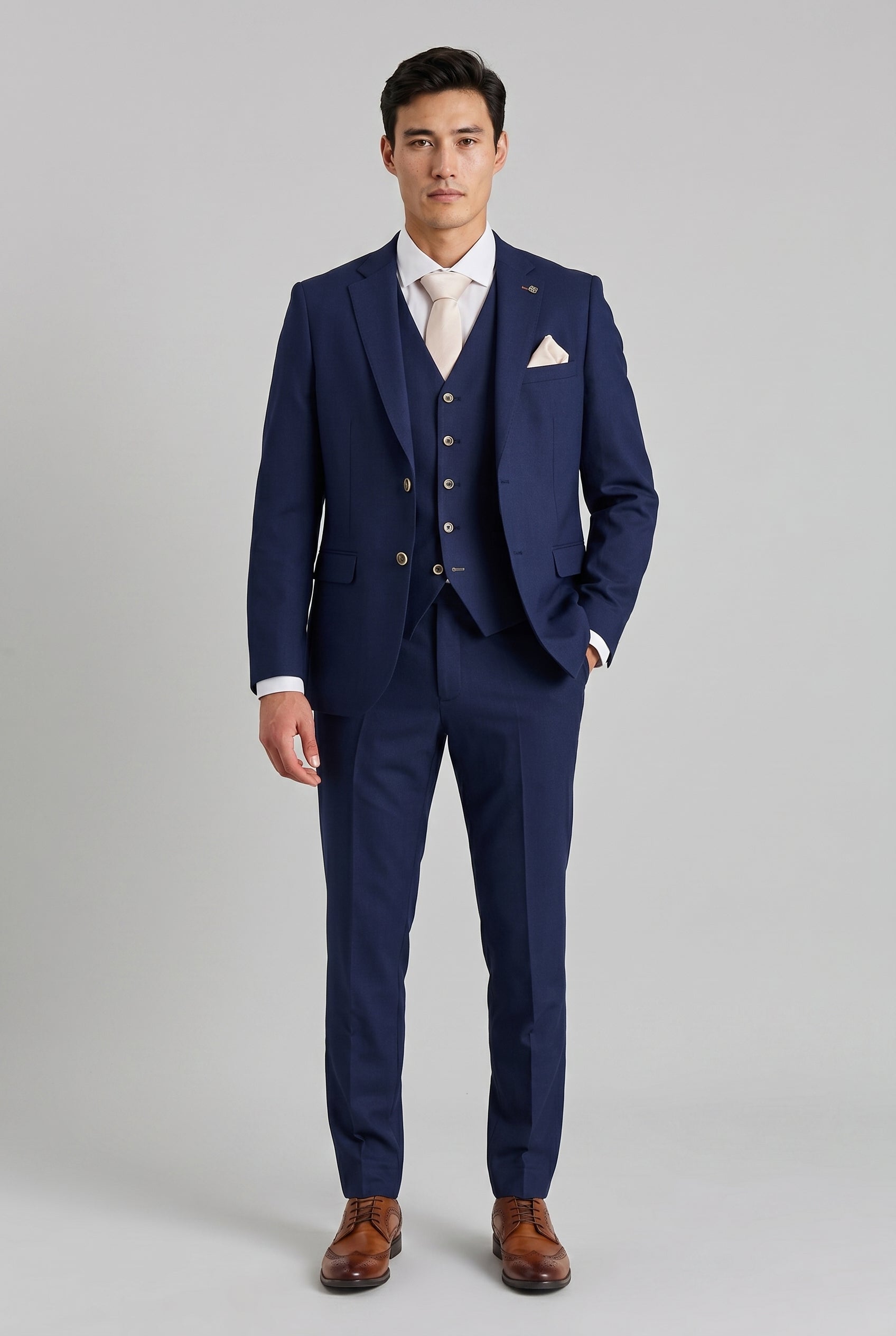 Belmont Navy Men's Three Piece Suit
