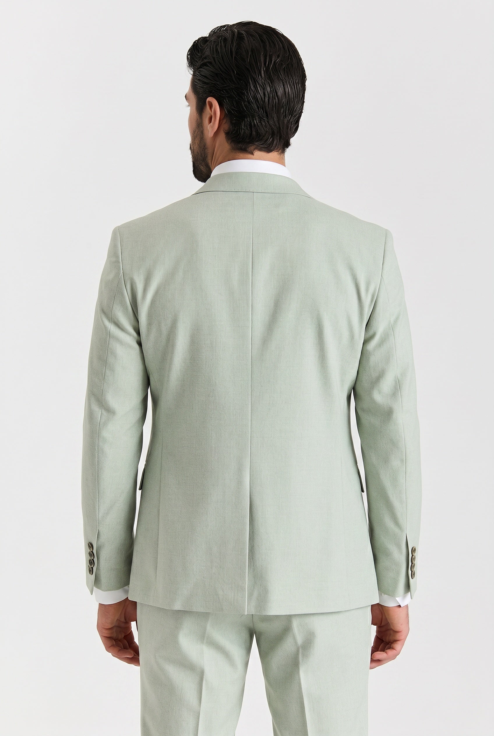 Belmont Sage Men's Three Piece Suit