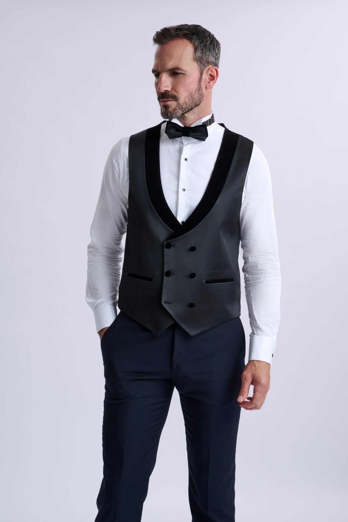 Poletto 3 Piece Navy Tuxedo
