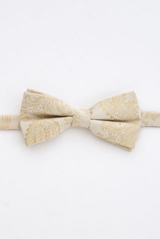 Junior Champagne Paisley Bow Tie Junior Champagne Paisley Bow Tie