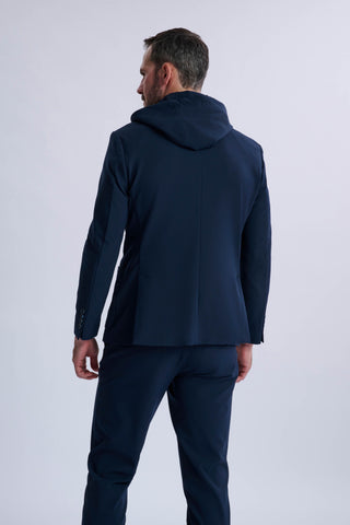 Rulli Navy 360 Stretch Technical Suit with Detachable Hood Rulli Navy 360 Stretch Technical Suit with Detachable Hood
