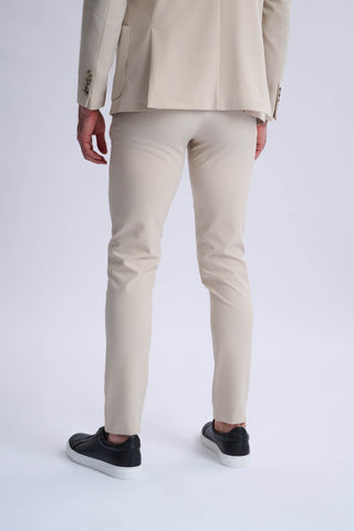 Rulli Beige 360 Stretch Technical Suit with Detachable Hood Rulli Beige 360 Stretch Technical Suit with Detachable Hood