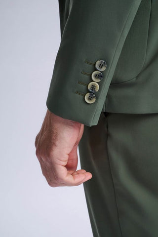 Rulli Khaki 360 Stretch Technical Suit with Detachable Hood Rulli Khaki 360 Stretch Technical Suit with Detachable Hood