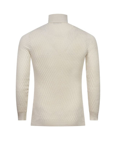 Champagne Textured Turtleneck Champagne Textured Turtleneck