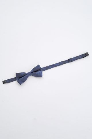 Junior Midnight Blue Paisley Bow Tie Junior Midnight Blue Paisley Bow Tie