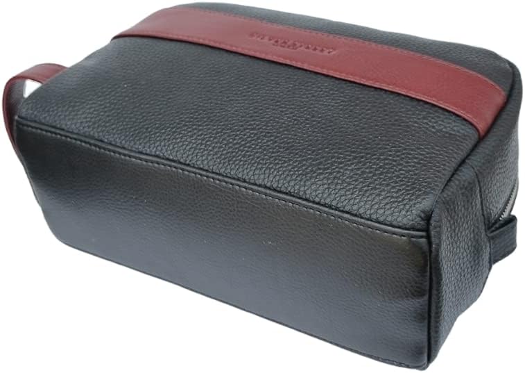 Walter Leather Washbag - Oxblood