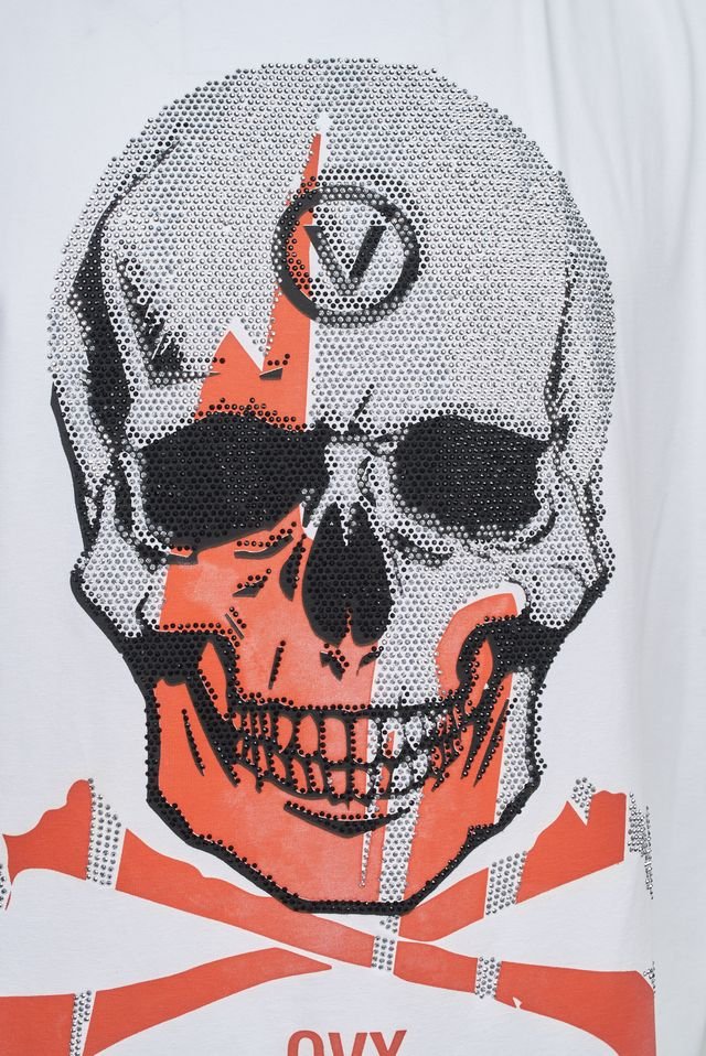 Ovy Vestimentaire Skull & Bones White Tee