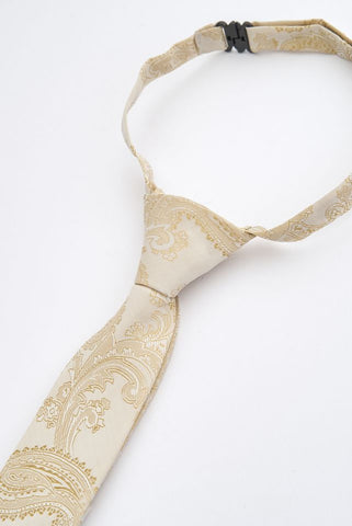 Junior Champagne Paisley Tie Junior Champagne Paisley Tie