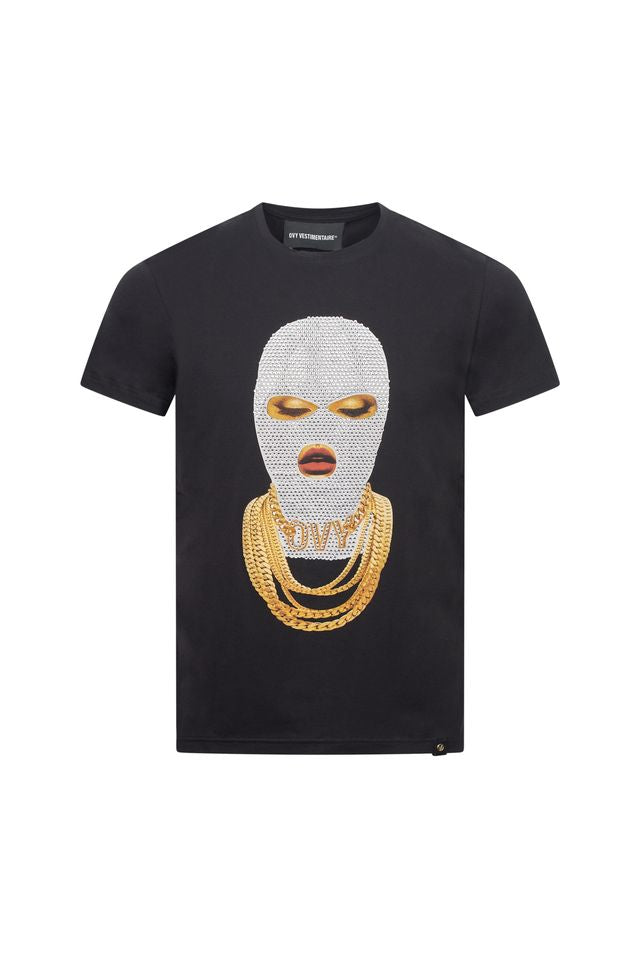Ovy Vestimentaire Masked Queen Black Tee