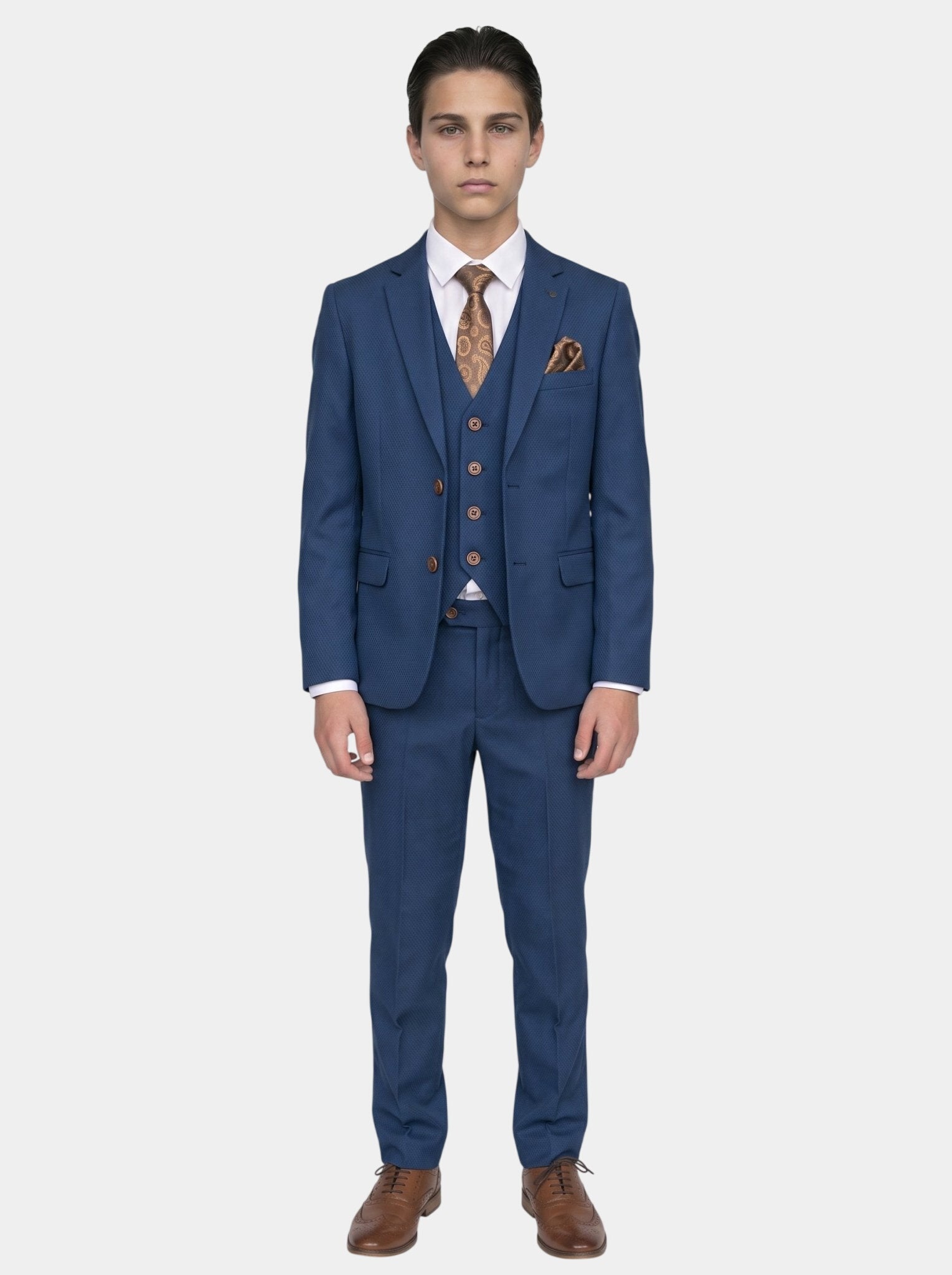 MAX - Royal Blue Three Piece Suit