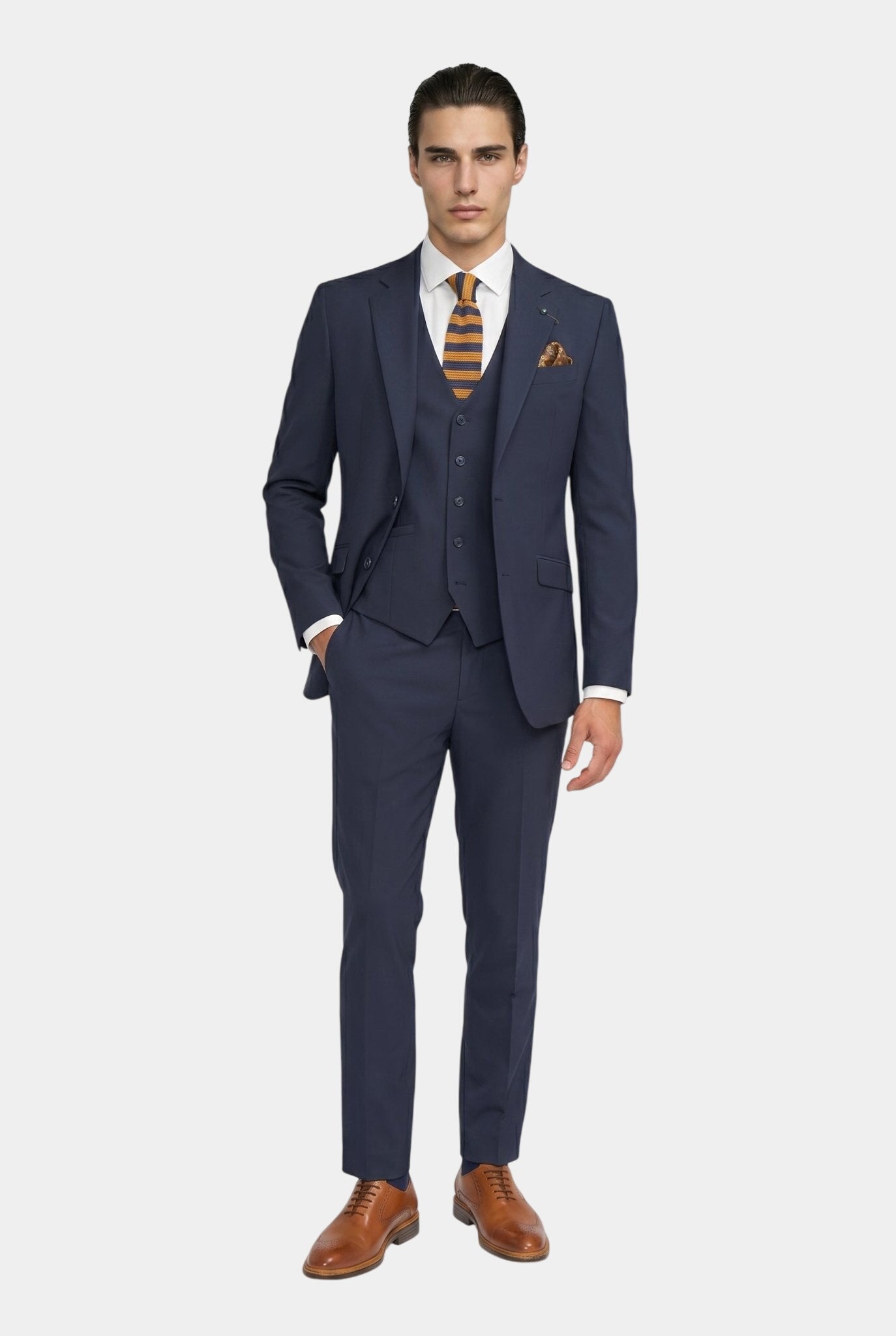 Malibu Navy Three Piece Suit