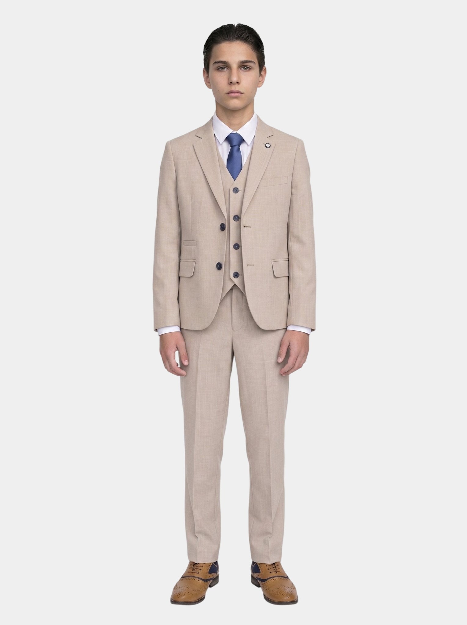 Boys Miami Beige Suit