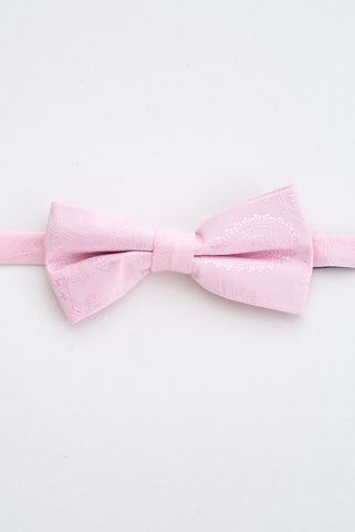 Junior Light Pink Paisley Bow Tie Junior Light Pink Paisley Bow Tie