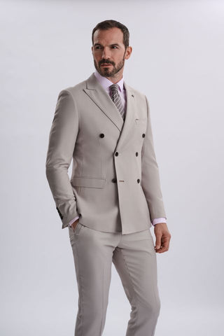 Mayfair Stone Double-Breasted Two Piece Suit Mayfair Stone Double-Breasted Two Piece Suit
