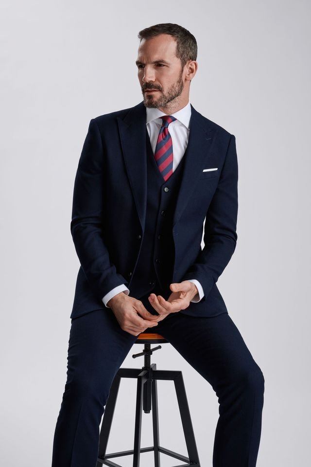 Rico Navy Three Piece Suit