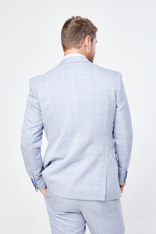 Caridi Sky Short Check Three Piece Suit Caridi Sky Short Check Three Piece Suit