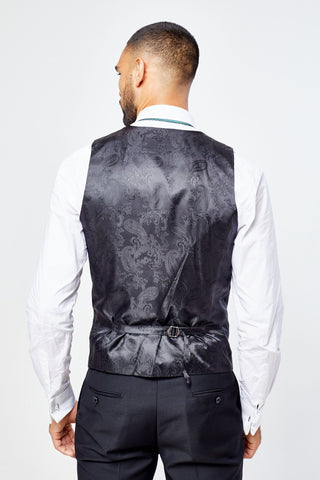 Parker Black Men's Three Piece Suit Parker Black Men's Three Piece Suit