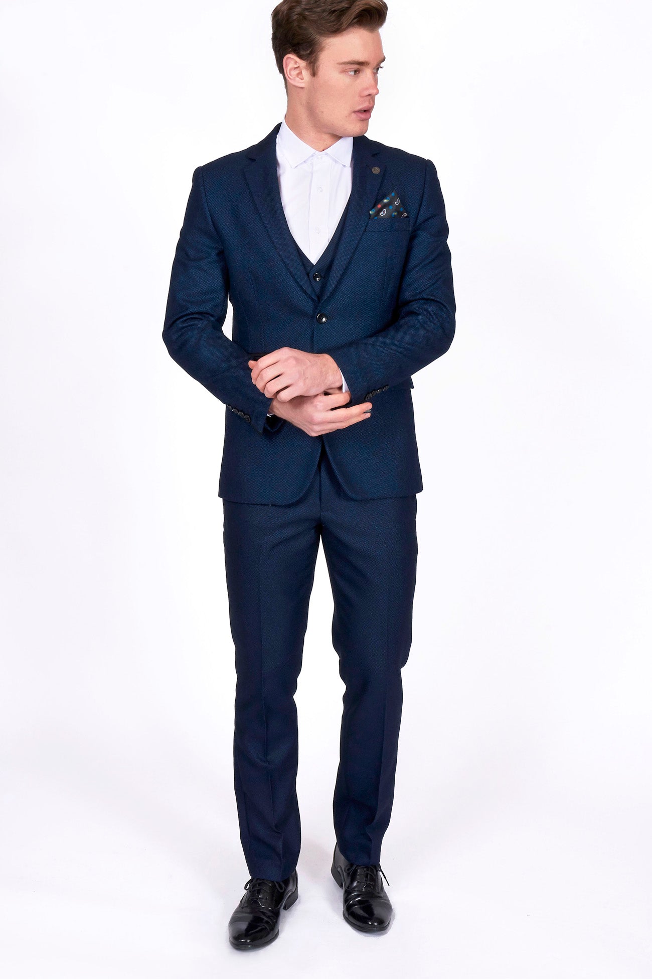 Marc Darcy Callum blue Three Piece Suit