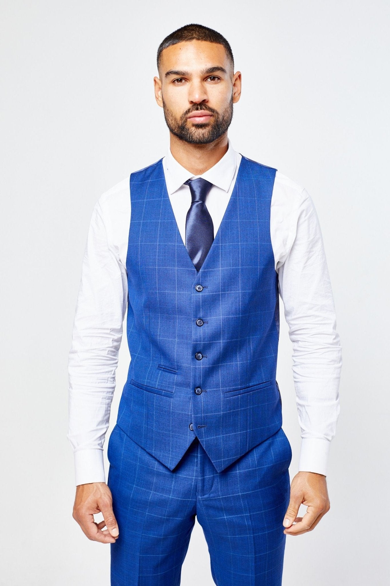 Rover Blue Men's Three Piece Suit