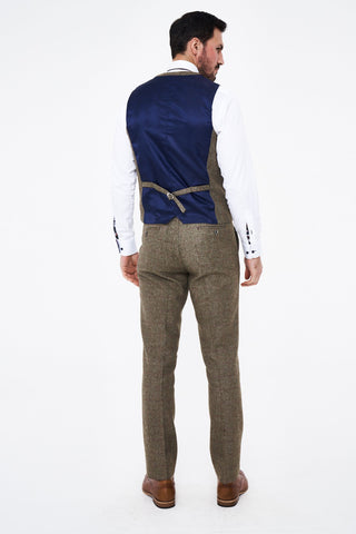 House of Cavani Gaston Sage Tweed Trousers House of Cavani Gaston Sage Tweed Trousers