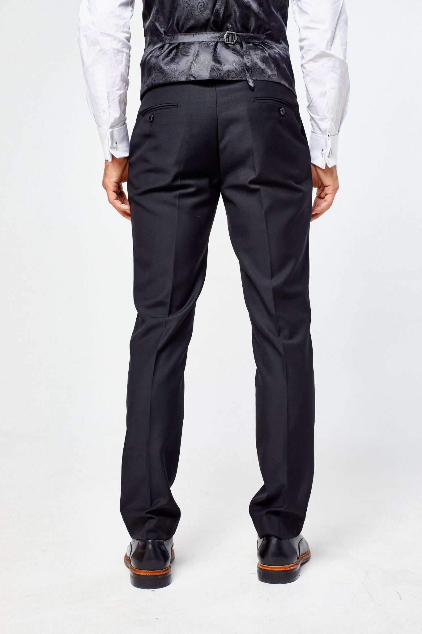 Parker Black Men's Three Piece Suit