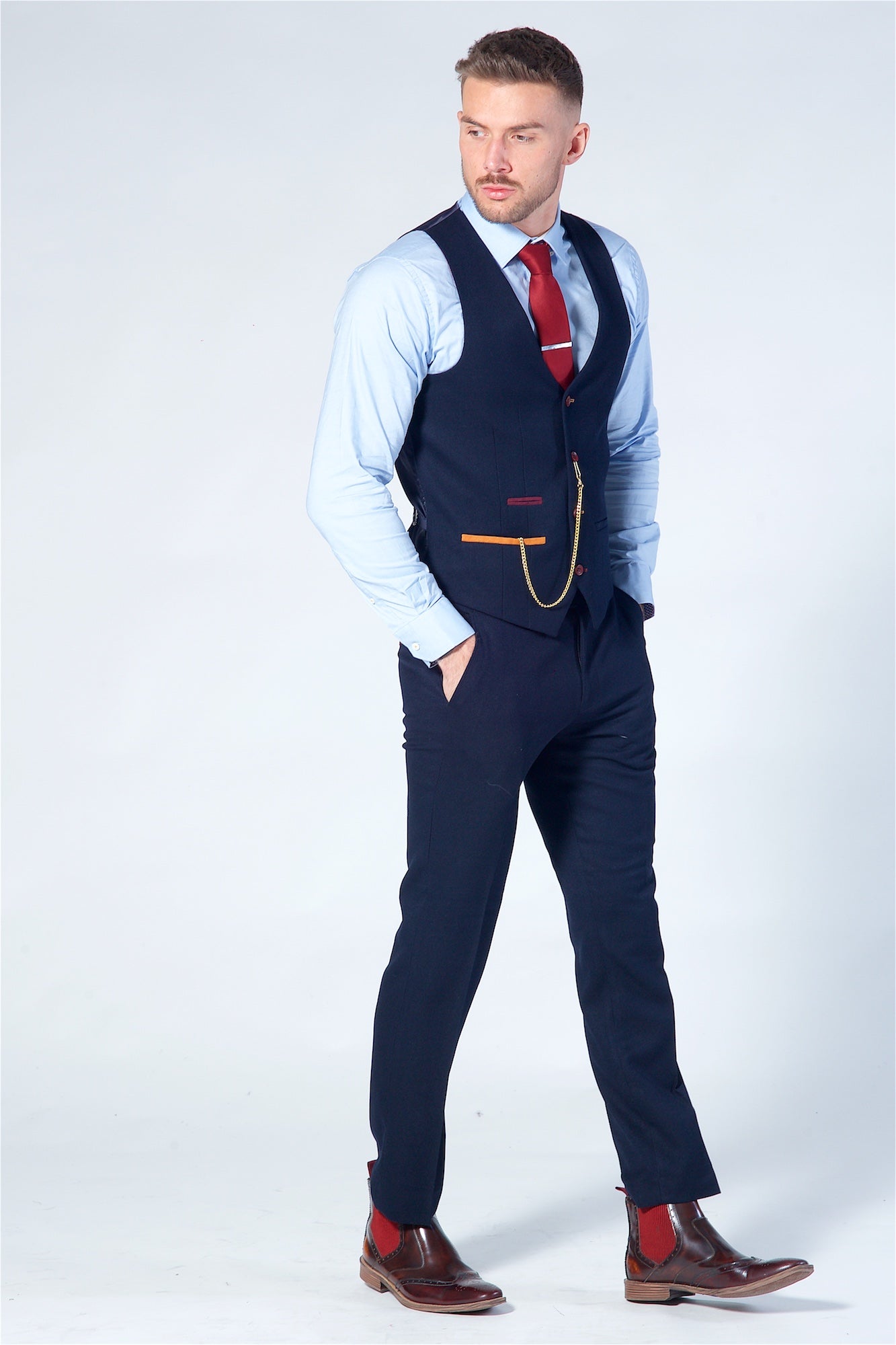 Marcy Darcy Jd4 navy waistcoat
