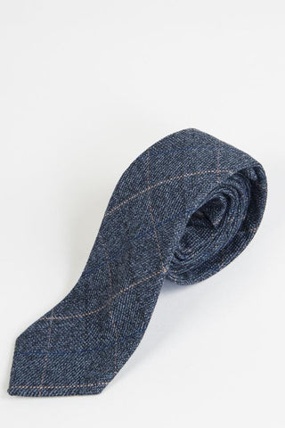 Scott Blue tweed tie Scott Blue tweed tie