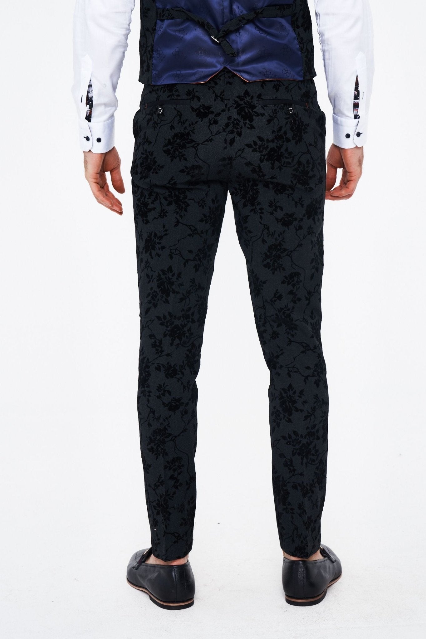 House of Cavani Georgi Floral Three Piece Suit