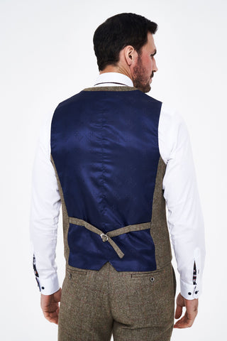 House of Cavani Gaston Sage Tweed Trousers House of Cavani Gaston Sage Tweed Trousers