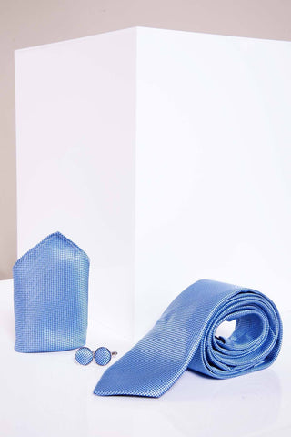 Blue birds eye tie set Blue birds eye tie set