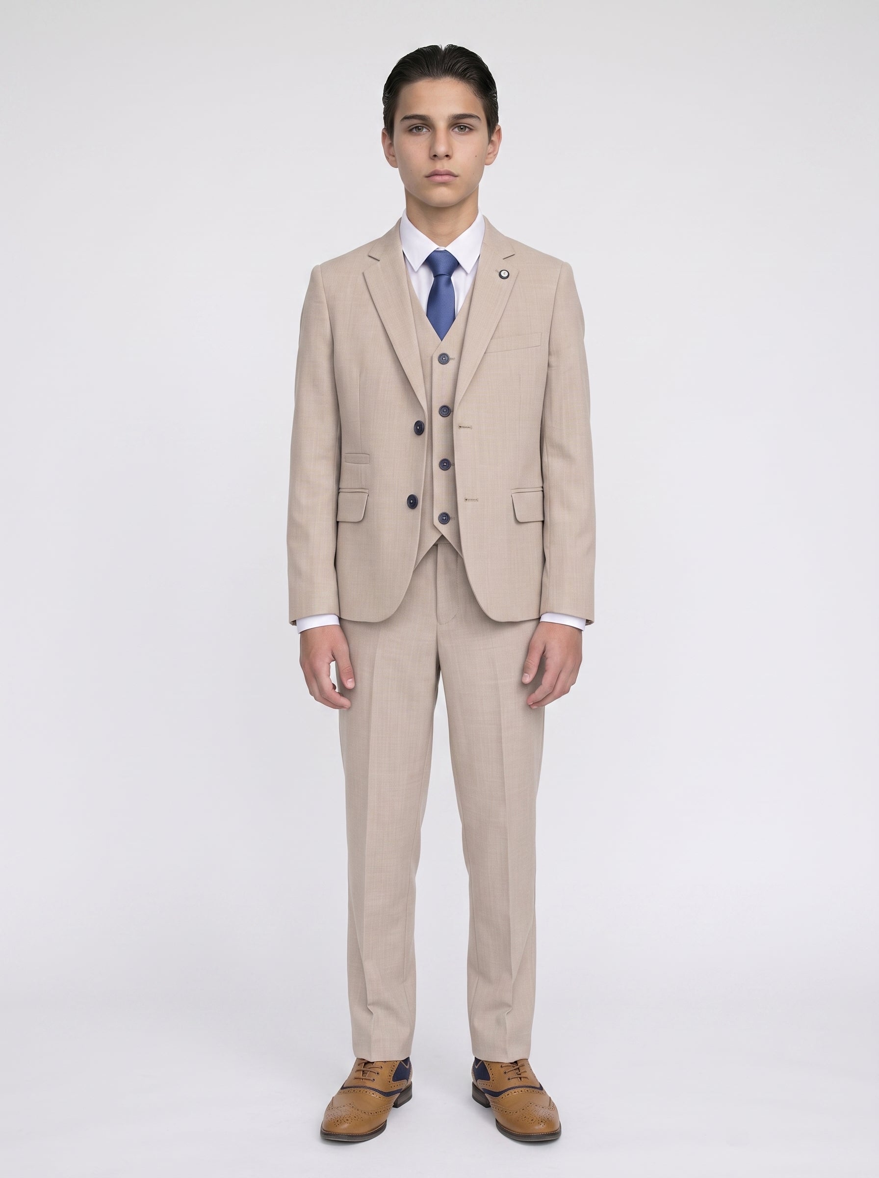 Boys Miami Beige Suit