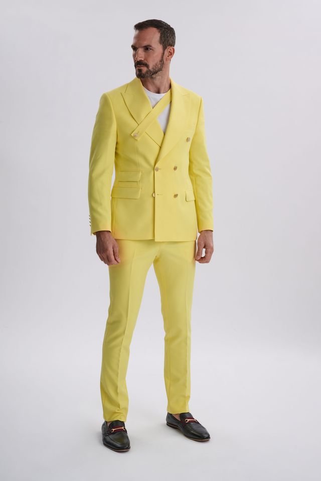 Vittore 2-Piece Yellow Suit