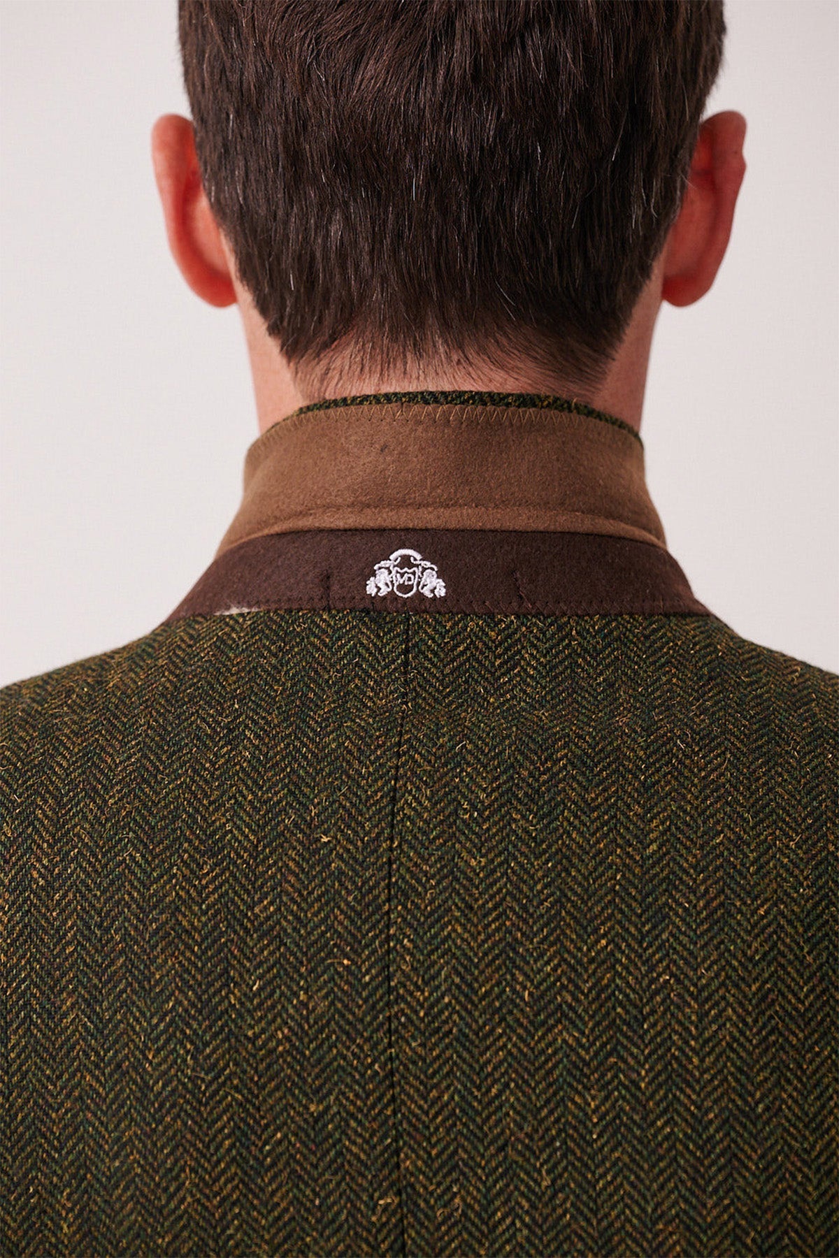 DEAN - Olive Tweed Three Piece Suit