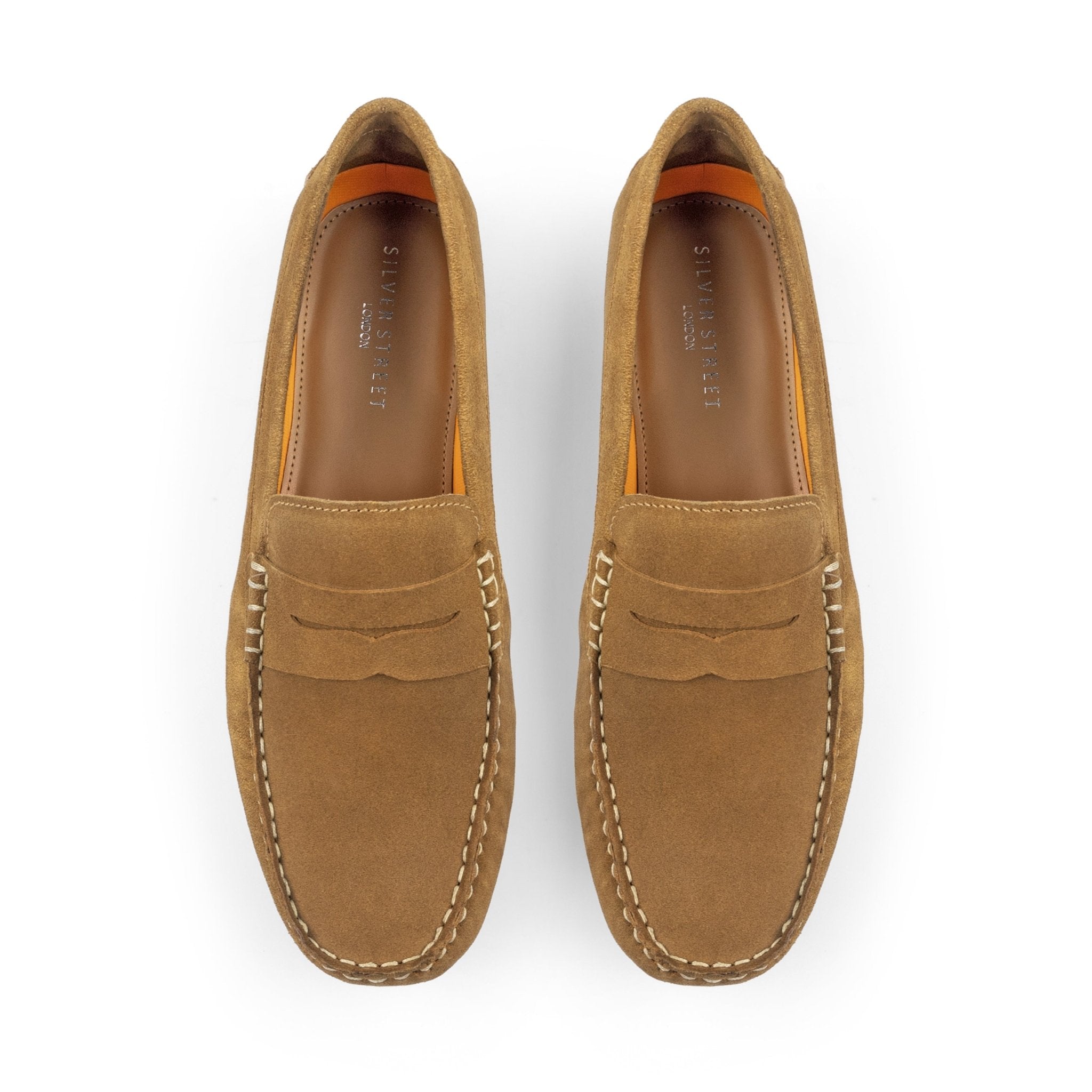 Bari Tan driving loafer