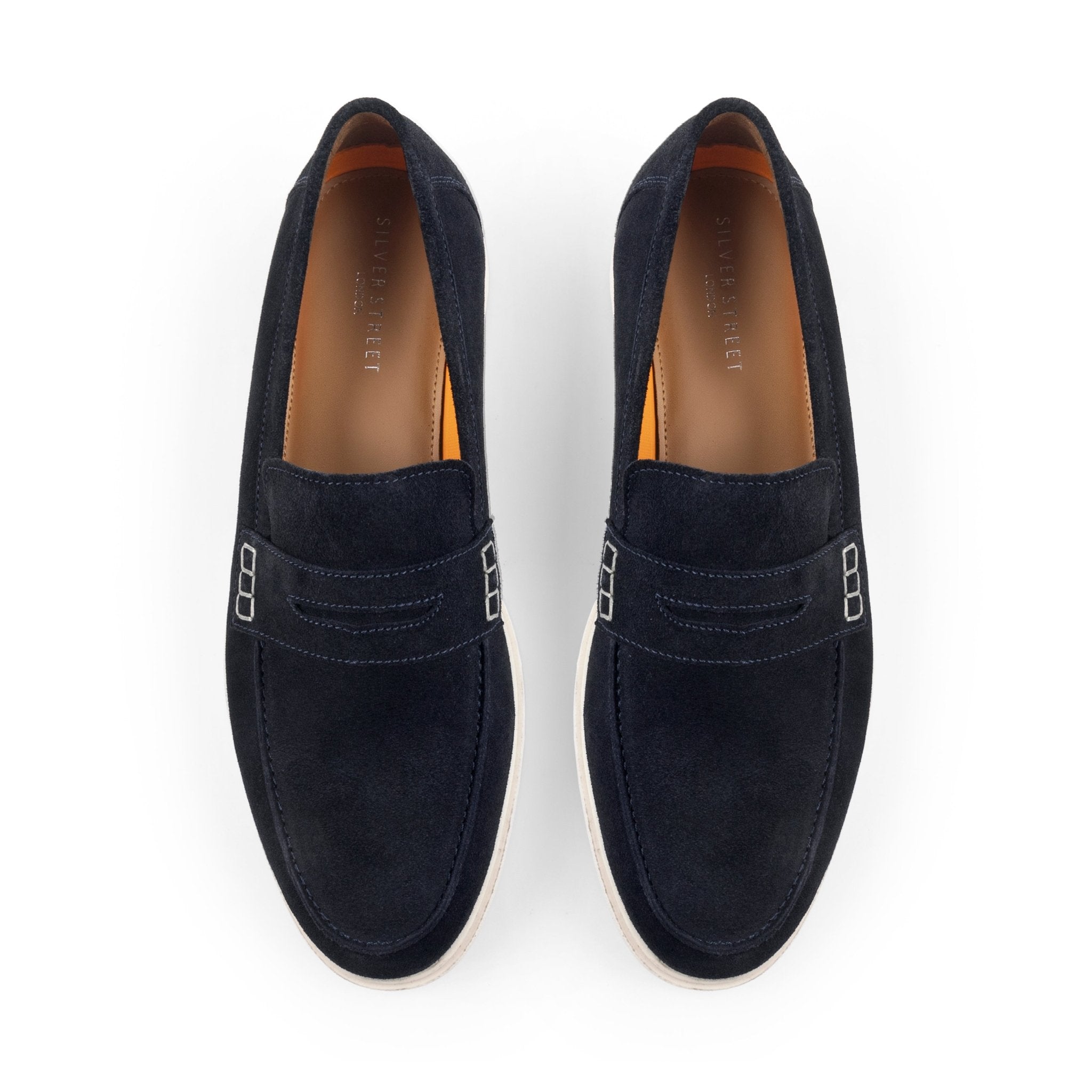 San Nicola Navy Penny Loafer